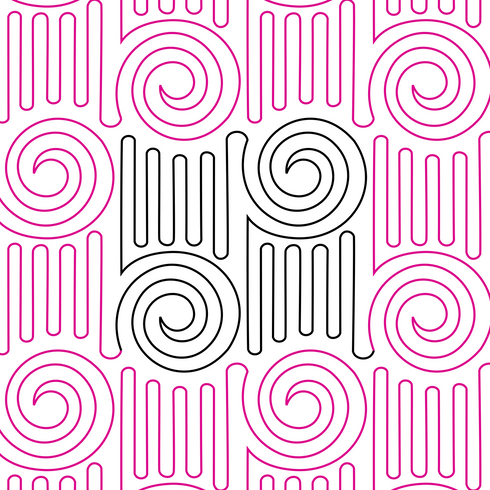 Checkered Swirls